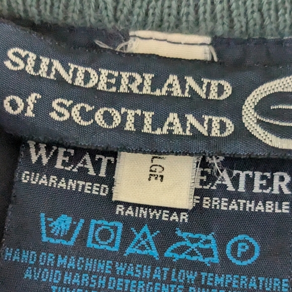 ⛳Sunderland's of Scotland Vintage Weatherbeater sz L - Picture 6 of 7
